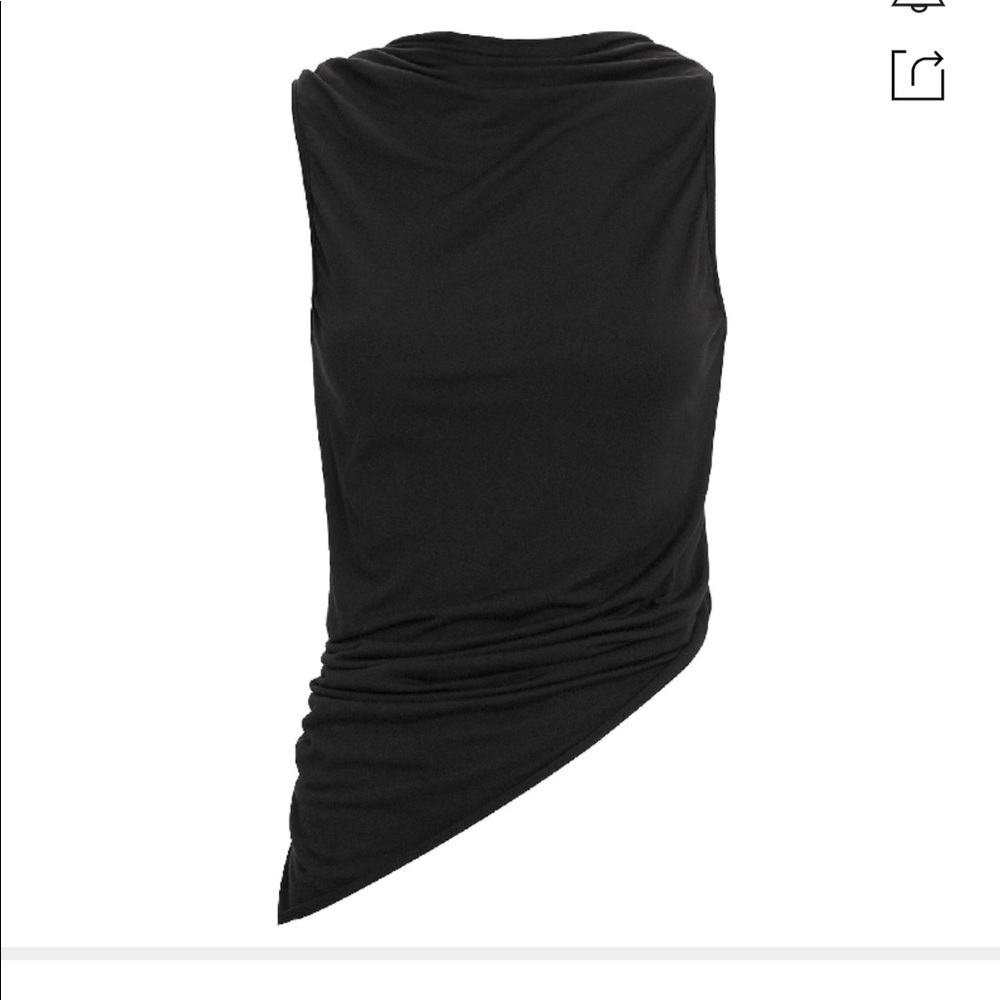 Rick Owens lillies asymmetric backless tee 4